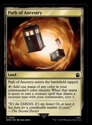 Path of Ancestry 293 MTG Dr Who Magic Gathering NM X1