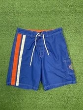 Florida Gators Cargo Board Shorts Men Sz XL Blue Orange Swimming Trunks Swimsuit