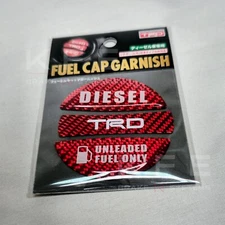 Toyota Racing Development TRD Fuel Gas Cap Garnish TRD Genuine OEM Diesel JDM