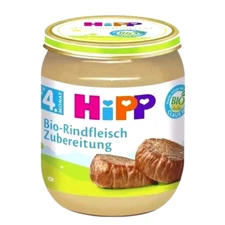 Hipp Organic Beef Preparation Puree Jar
