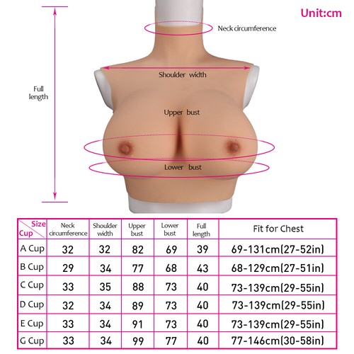 KonwU Forme Piastra Seno Silicone Senza Olio per Uomo Crossdresser Tette Transgender - Foto 11 di 18