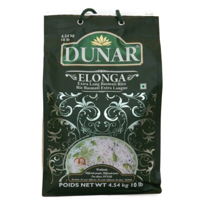 - Elonga Basmati Rice Premium 1121 Long Grain, 10 Lb