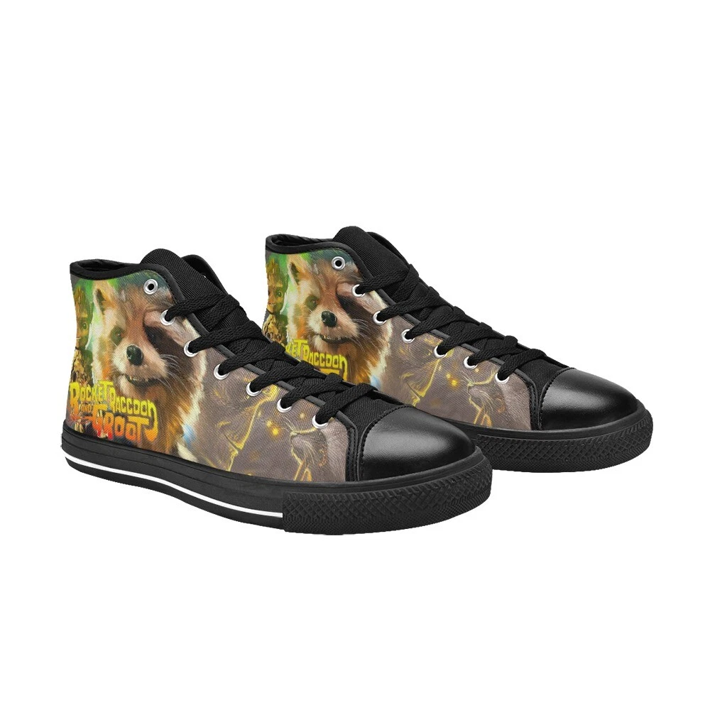 Guardians oF The Galaxy Rocket Raccon High Top Sneakers