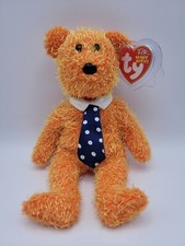 2002 TY Beanie Baby PAPPA the Bear Orange Retired with Tags Father's Day
