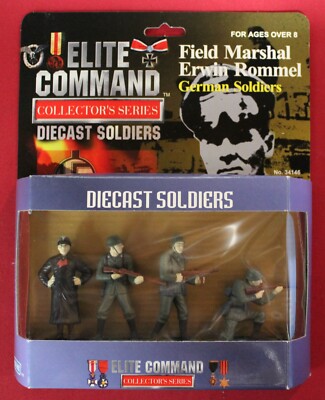 Blue-Box Toys Elite Command Field Marshal Erwin Rommel German Soldiers 