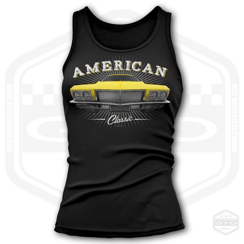 Women's 1971 Buick Riviera American Luxury Car Tank-Top - Picture 2 of 18
