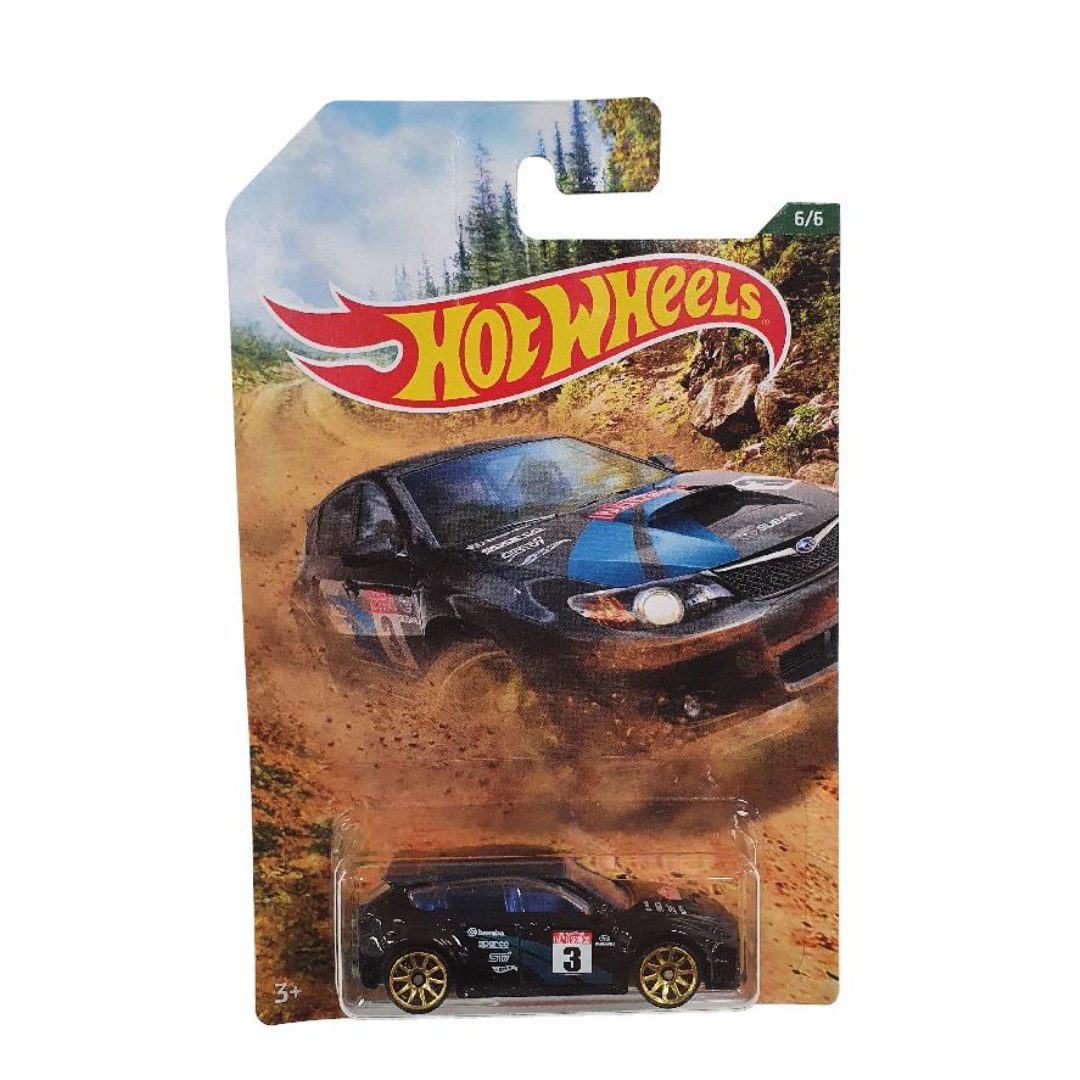 Hot Wheels Backroad Rally Series - Subaru WRX STI Die Cast Vehicle