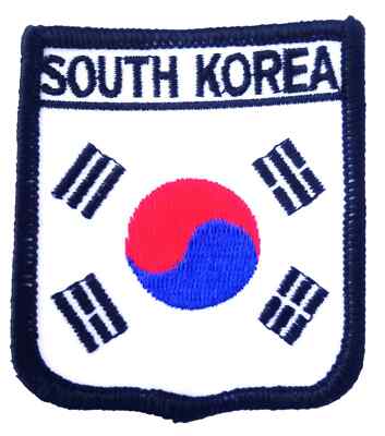 Bestickter Aufnäher in Südkorea