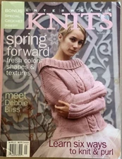 Interweave Knits Spring 2004 Vol IX, No. 1 Spring Forward Fresh Colors Shapes