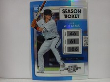 2022 Panini Chronicles Contenders Optic Holo Luke Williams #20 Rookie RC