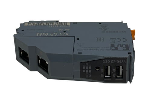 B&R X20 CP 0483 / X20CP0483 CPU LOGIC CONTROLLER 2- USB PORTS EtherNet NSNP - Picture 3 of 5
