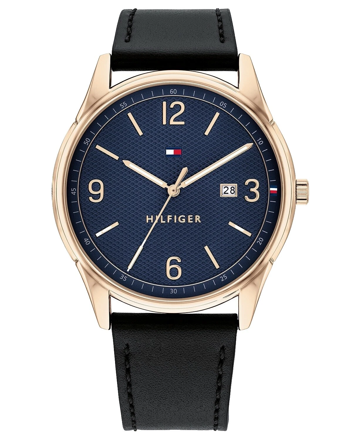 Tommy Hilfiger Leather Sport Wristwatches