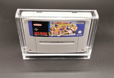Snes Module Spiele Acryl Schutz Box UV Case mit Schiebeverschluss Super Nintendo
