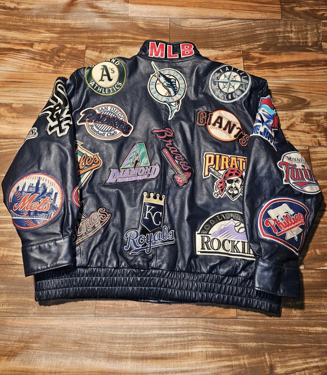 Vintage Rare JH Design Leather MLB Baseball Sports Patch Vintage Rare JH Design Leather MLB Baseball Sports Patch