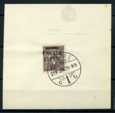 Rijeka 1919 Sass. 31 Oblitéré 80% Franco fiume 15.