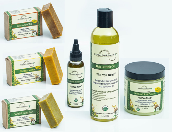 Hot Oil Treatment, Hair Oil for Hair Growth - USDA Organic, No Chemicals