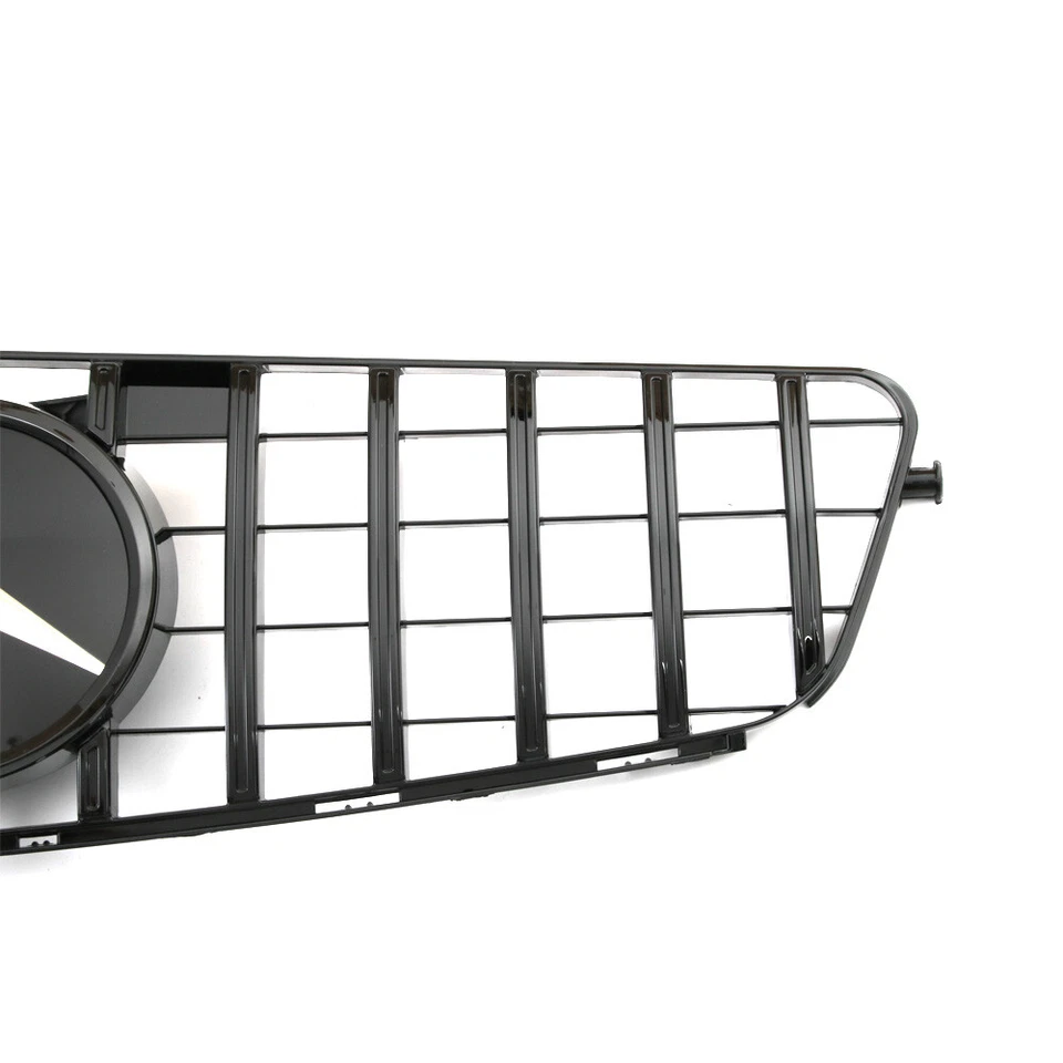 Front Upper Grille Grill W/3D Emblem For Mercedes Benz W204 C250 C300 2008-2014 Foto 4 de 4
