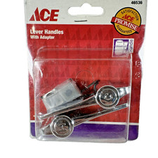 NEW Ace Chrome Universal Lever Handles with Adapters 46536