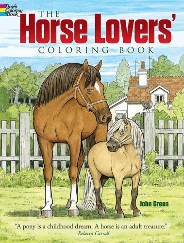 The Horse Lovers' Coloring Book (Dover Coloring Books) by John Green (PB 2022) - Image 2