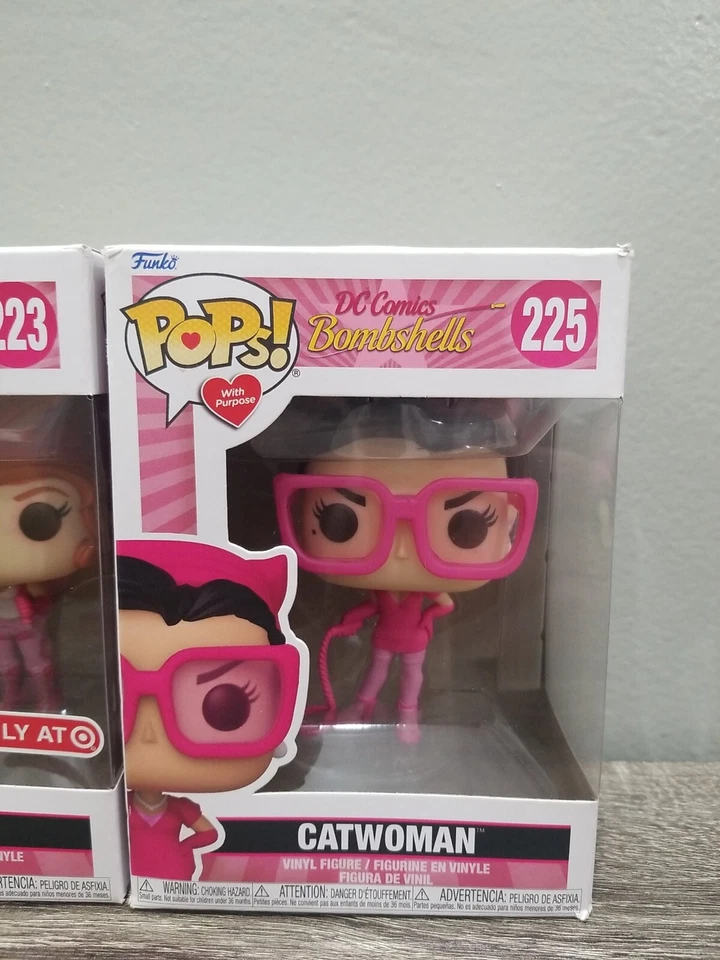 ¡NUEVO FUNKO POP! LOTE BOMBAS DC COMICS CATWOMAN 225 Y HAWKGIRL 223 CAJA DAÑADA Foto 3 de 4