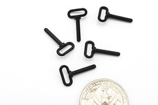 5x Hitch Pins - 16th Scale - Tractor, Implement, Truck - Black Pack of 5 