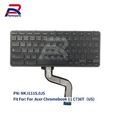 New For Acer Chromebook Spin 511 C736 C736T Black US Keyboard NK.I111S.0J5