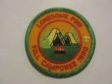 Lonesome Pine District Fall Camporee 1990 Pocket Patch