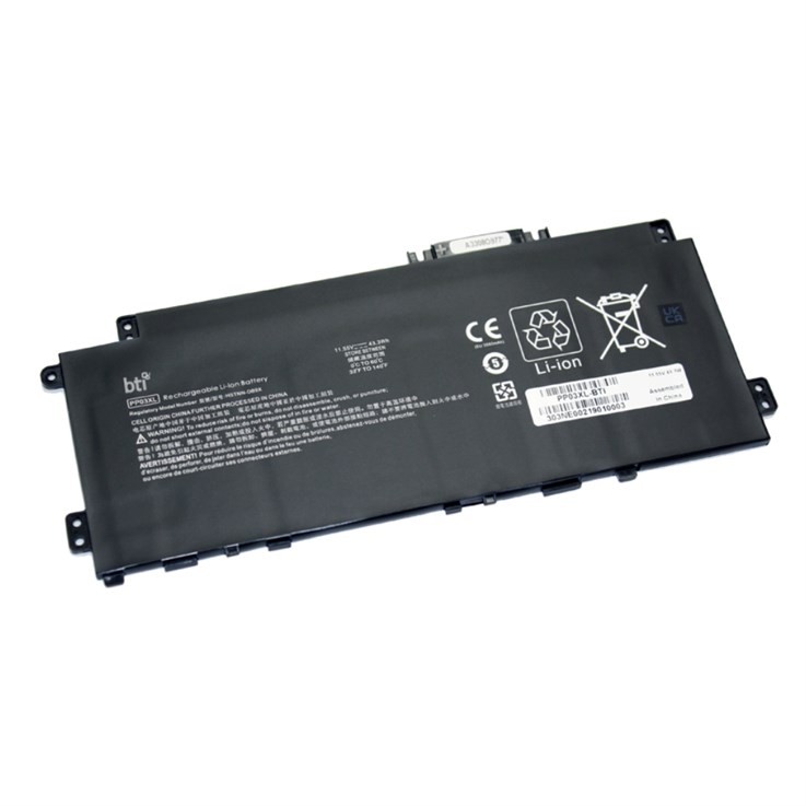 BTI PP03043XL-PL compatible 43.3Wh 3-cell battery for HP PAVILION X360 14-DW ser