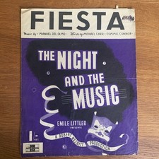 Vintage Noten - FIESTA - DIE NACHT UND DIE MUSIK - Emile Littler 1943 1945