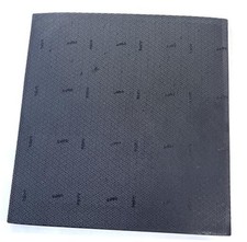 Becho 6.5mm Thick Rubber Sheet for Shoe Sole Repair Anti-Skid Floor 26X26 Black