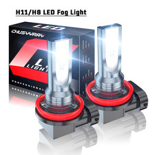 For 2007-2014 Honda CR-V - 2x H11 6000K LED Fog Light Bulbs White 4000lm