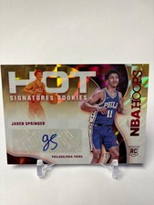 2021-22 Panini NBA Hoops Jaden Springer Hot Signature Rookies HSR-SP Red#d18/25