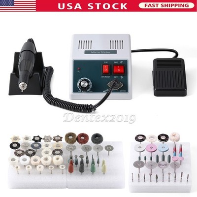 Dental MARATHON Polishing E-TYPE 35000 RPM Hand Grinder/Polishing Bur Kit 2.35mm