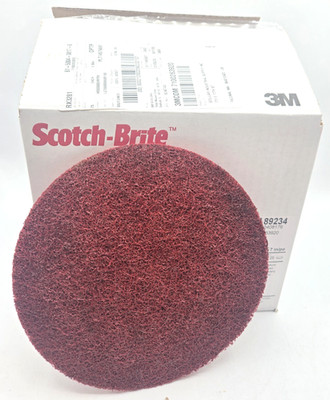 *25/Box* 3M Scotch-Brite 7  Medium Surface Conditioning Discs Hook & Loop 89234