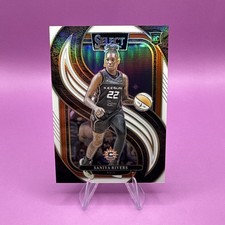 2025 Panini Select WNBA SANIYA RIVERS WHITE PRIZM SUN /99 #132