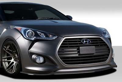 For 2012-2017 Veloster Turbo Duraflex GT Racing Front Splitter - 1 Piece