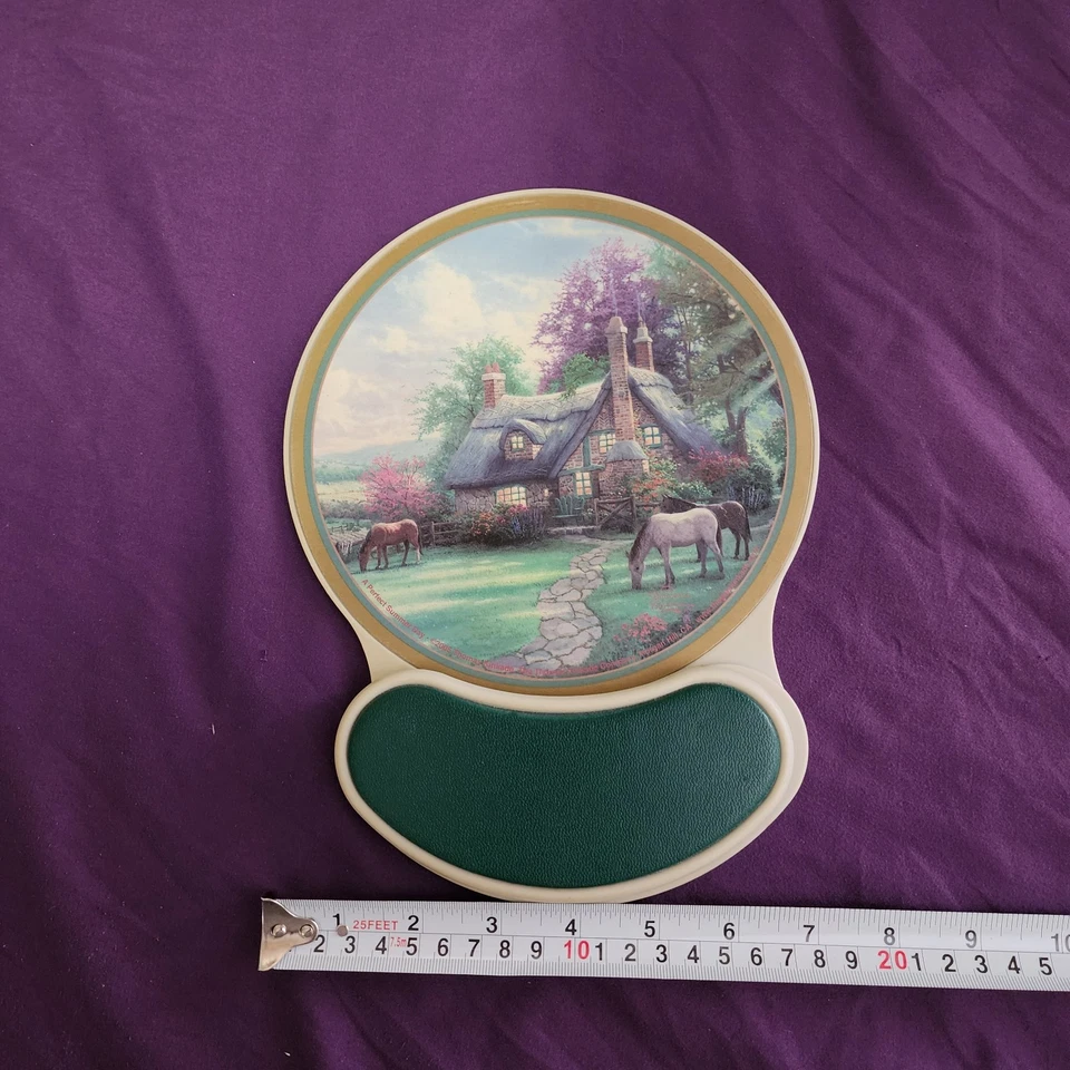 Thomas Kinkade A Perfect Summer Day 2005 Swivel Mouse Pad Wrist Rest - Image 4 of 4