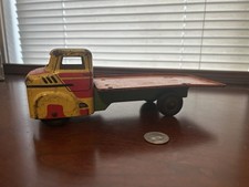 Vintage Wyandotte Flatbed Truck 1950  s Pressed Steel