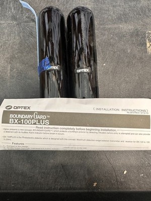 NEW OPTEX BX-100PLUS DUAL BEAM W/PIEZO SOUNDER 