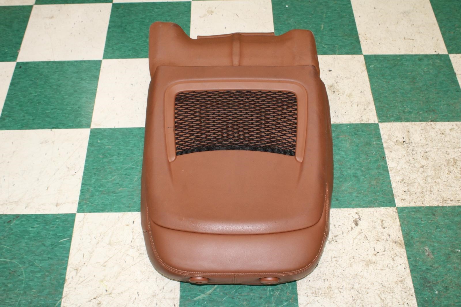 14-17 Ghibli Brown Leather Front Driver Left LH Seat Upper Cushion Backrest Back