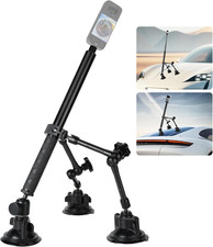 Heavy Duty Tri-Cup Suction Camera Car Mount Holder Kit W/Magic Arm 14-58" Exte