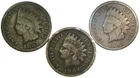 1887 1904 and 1907 Indian Head Penny Cent Coin Lot FF14