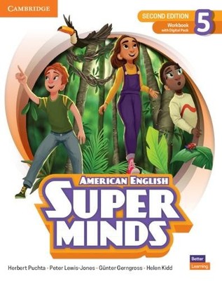 Super Minds Level 5 Arbeitsbuch mit Digitalpackung amerikanisches Englisch - 9781108920896