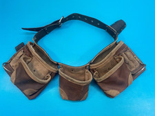 McGuire-Nicholas 11-Pocket Leather Waist Tool Belt/Contractor's Apron 01-0010-01