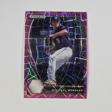 2021 Panini Prizm Draft Picks - Michael Morales #PDP83 Pink Velocity Prizm (RC)