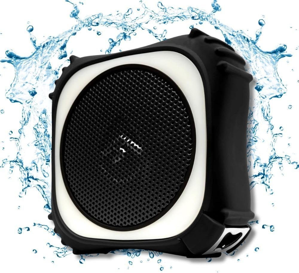 ECOXGEAR EcoEdge Pro Bluetooth Speaker – Waterproof 20 W, LED