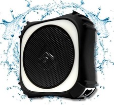 ECOXGEAR EcoEdge  Pro Bluetooth Speaker   Waterproof 20  W, LED Party Lights Black