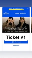 (2) $uicideboy$ - GREYDAY 2025 EARLY ENTRY VIP PACKAGE TICKETS (2) NASHVILLE TN