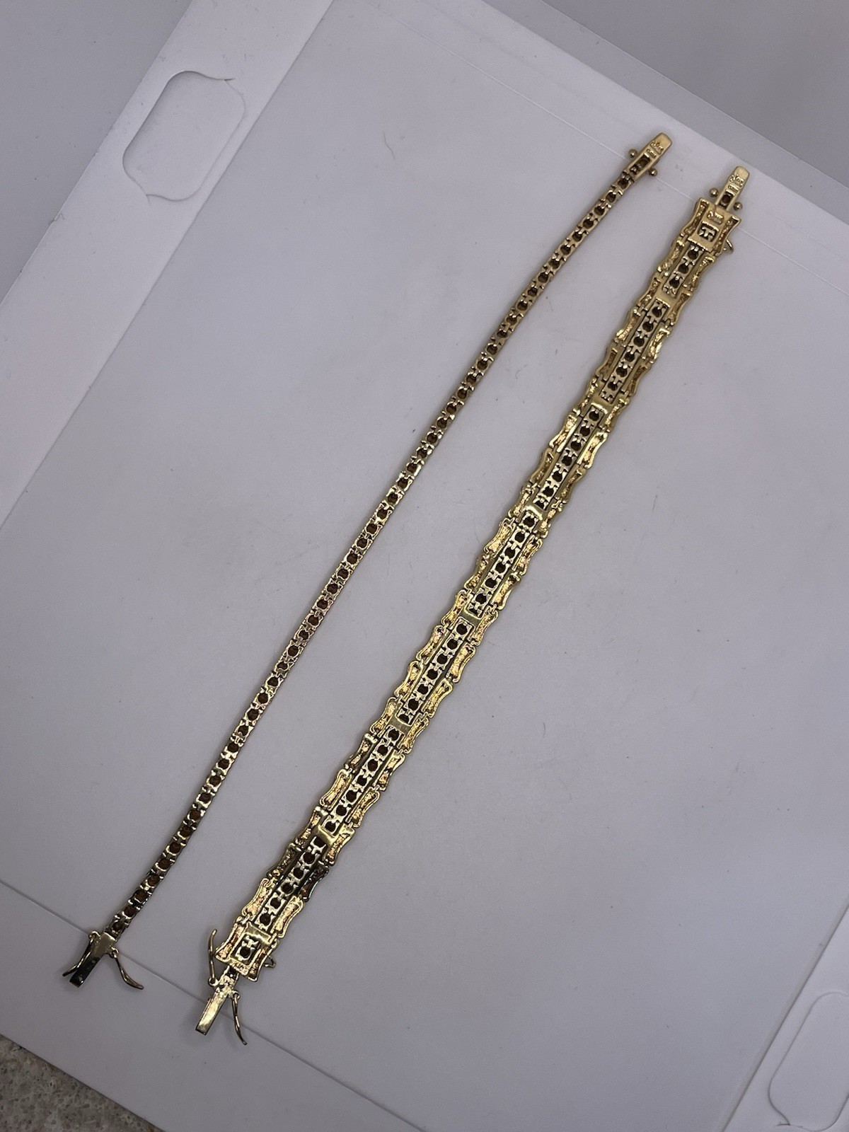 Joan Rivers interlocking interchangeable gold ton… - image 8