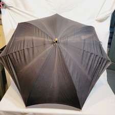 Vintage Black Umbrella, 42 inches, for Repair or Parts